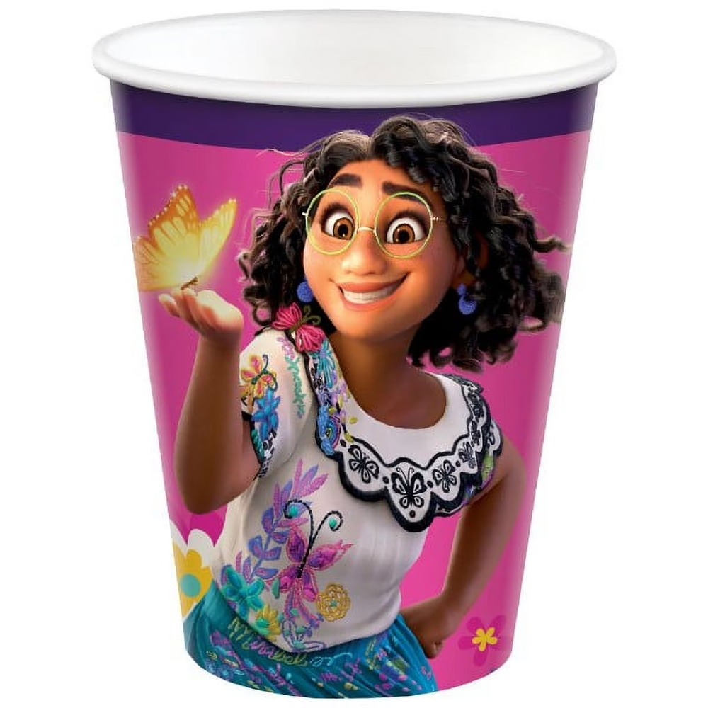 Disney Encanto Mirabel 9 oz Paper Cups‎ 32 Count 4 Packs Kids Party New